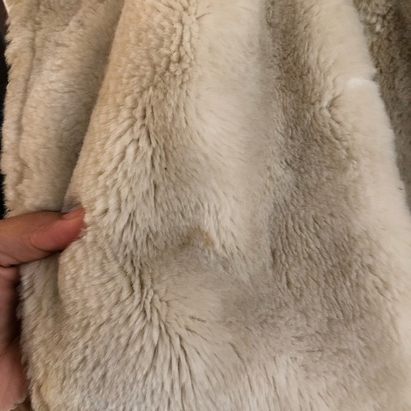 Vintage Express leather shearling jacket 70s boho - Picture 6 of 8